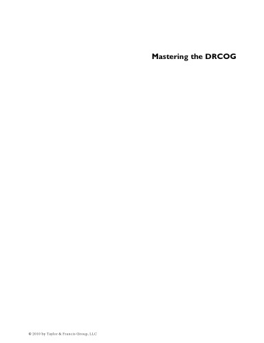 Mastering the DRCOG