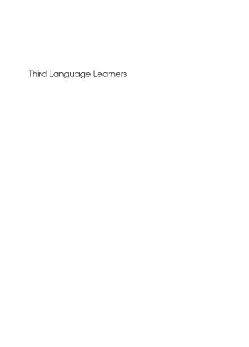 Third Language Learners: Pragmatic Production and Awareness
