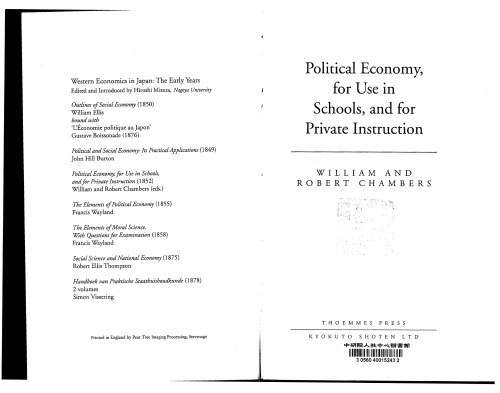 Political and social economy : its practical applications