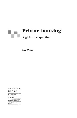 Private Banking. A Global Perspective