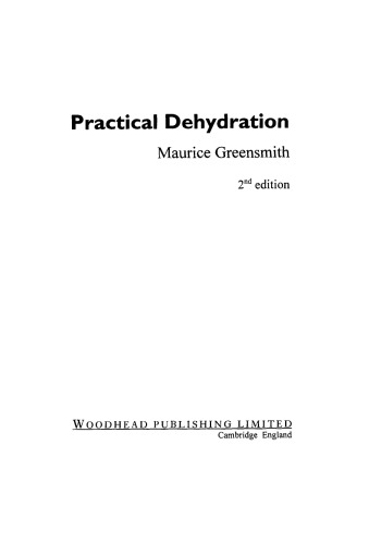 Practical Dehydration