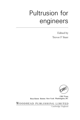 Pultrusion for Engineers