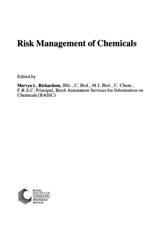 Risk Management of Chemicals