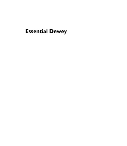 Essential Dewey