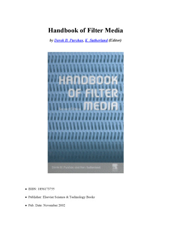 Handbook of Filter Media