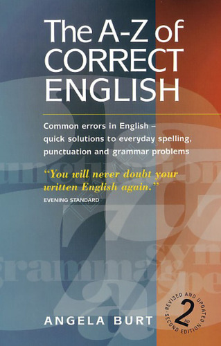 The A-Z of correct English
