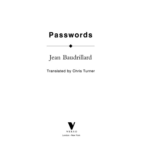 Passwords