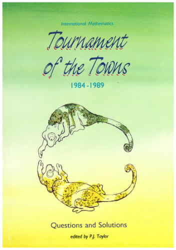International Mathematics Tournament of Towns: 1984-1989