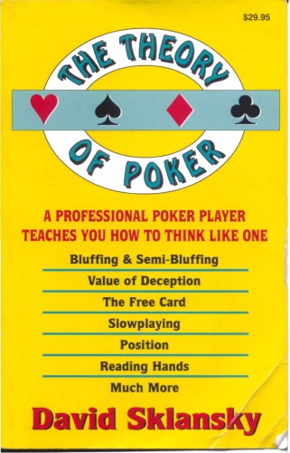 The theory of poker