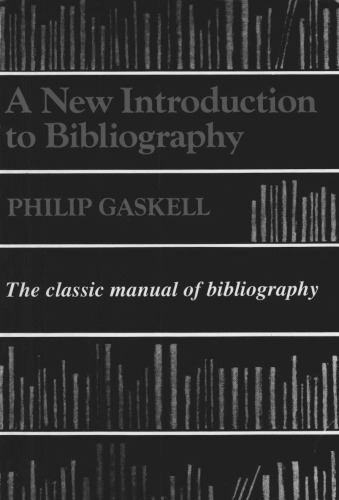 A New Introduction to Bibliography