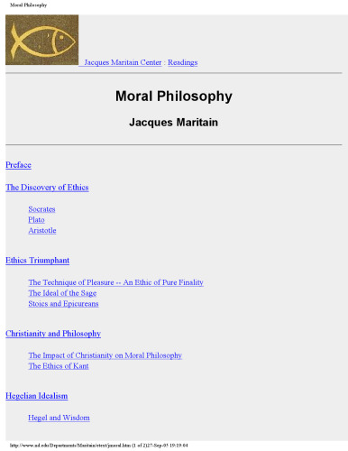 Natural Law: Reflections On Theory & Practice