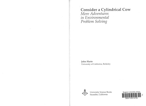 Consider a Cylindrical Cow: More Adventures in Environmental Problem Solving