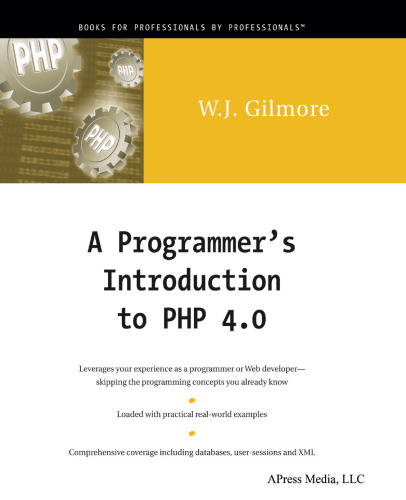 A Programmer’s Introduction to PHP 4.0