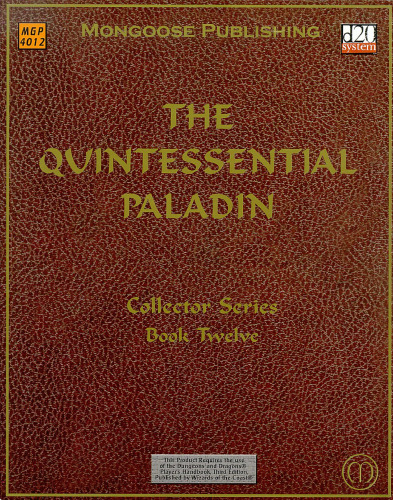D20 The Quintessential Paladin