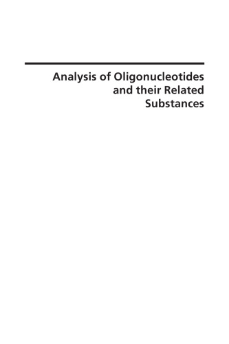 Analysis of Oligonucleotides and Their Related Substances