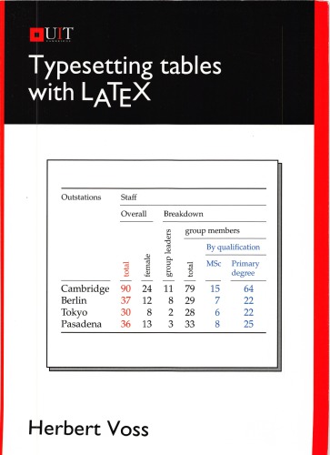 Typesetting Tables with LaTeX