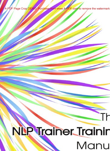 The NLP Trainer Training Manual