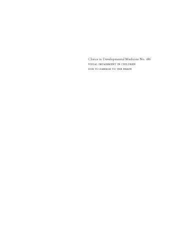Visual Impairment in Children due to Damage to the Brain