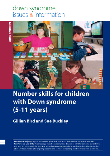 Number skills for children with Down syndrome (5-11 years)