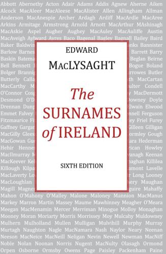 The Surnames of Ireland