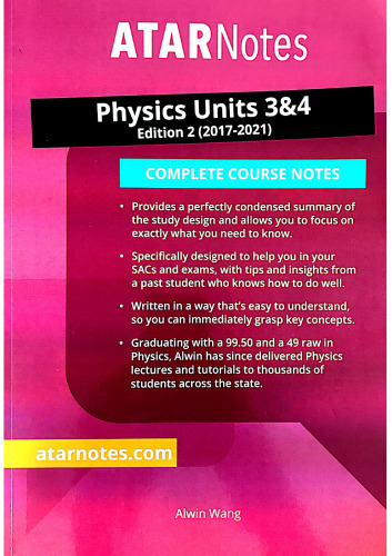 ATAR Notes: VCE Physics Units 3&4 Notes