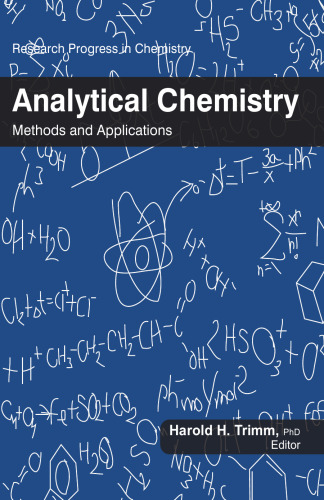 Analytical chemistry : methods and applications