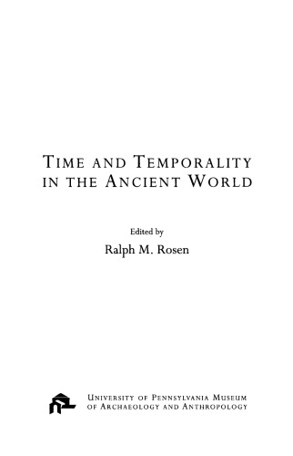 Time and Temporality in the Ancient World