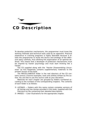 Hacker Disassembling [draft]