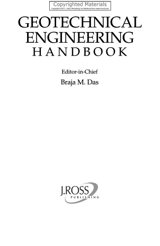 Geotechnical Engineering Handbook