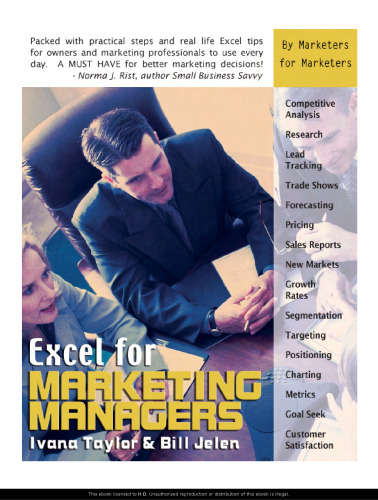 Excel for Marketing Managers
