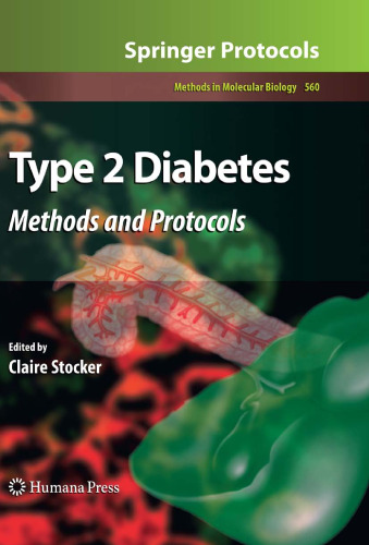 Type 2 Diabetes: Methods and Protocols