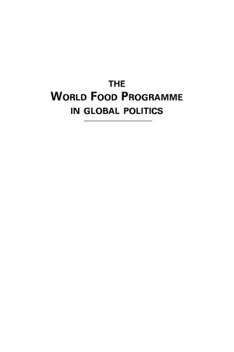 The World Food Programme in Global Politics