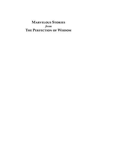 Marvelous Stories from The Perfection of Wisdom