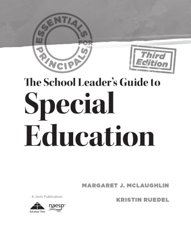 The School Leader's Guide to Special Education