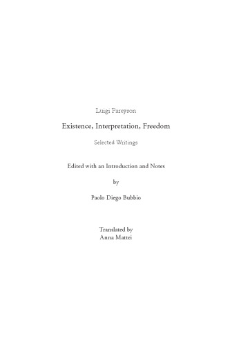Existence, Interpretation, Freedom