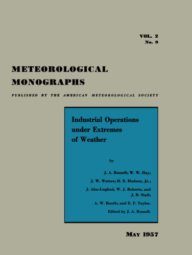 Industrial Operations under Extremes of Weather