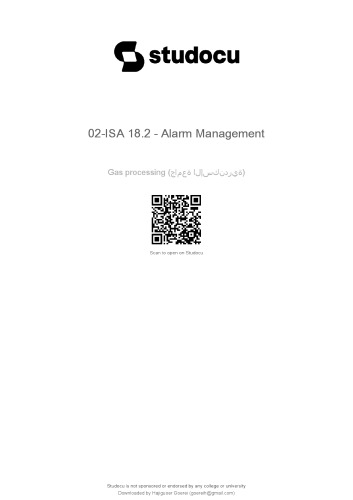 ANSI/ISA-18.2