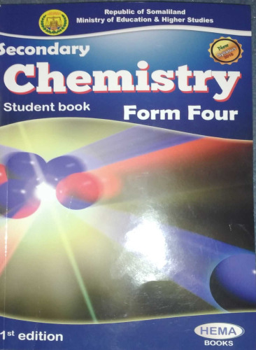 Secondary Chemistry. Student book. Form Four
