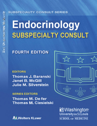 Washington Manual Endocrinology Subspecialty Consult
