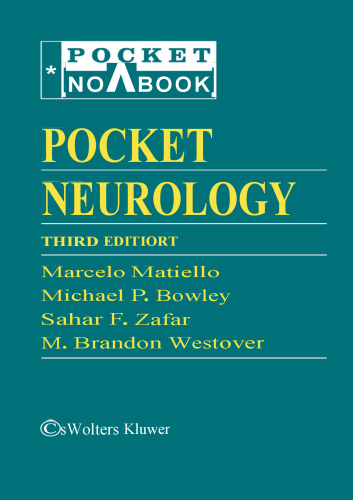 Pocket Neurology (Pocket Notebook Series), 3e (Oct 16, 2021)_(1975169034)_(LWW)