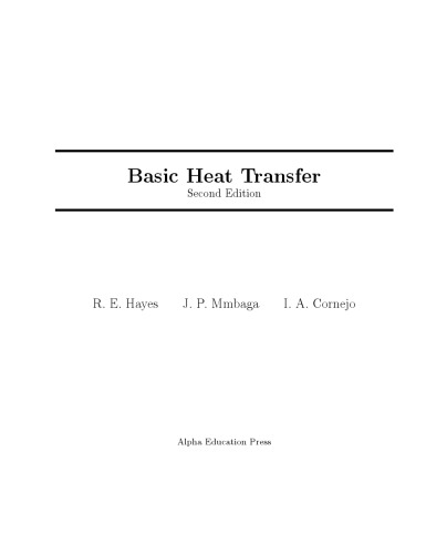 Basic Heat Transfer