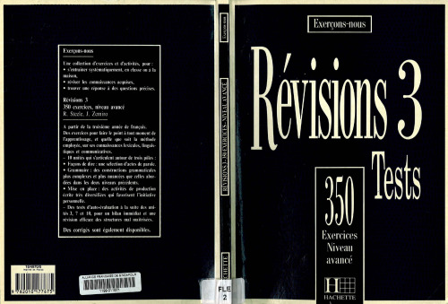 Exerçons-nous : 350 exercices de révision - Livre de l'élève niveau avancé