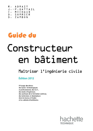 Guide du constructeur en bâtiment
