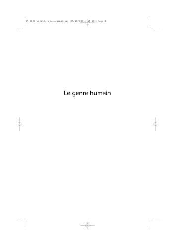 Vérité, réconciliation, réparation