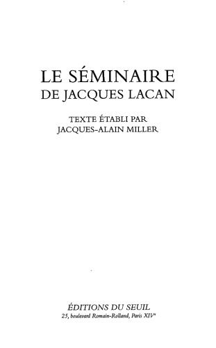 Le Séminaire, Livre XIX : ... ou pire