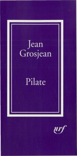Pilate: récit