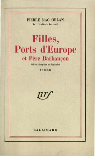 Filles, Ports D'Europe Et Père Barbançon