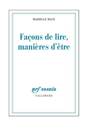 Façons de lire, manières d'être