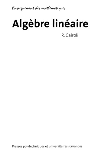 Algèbre linéaire
