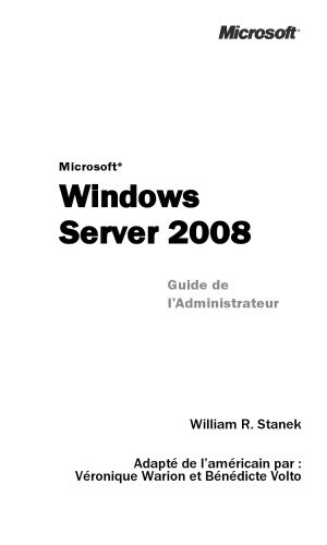 Windows Server 2008 Administrator's Pocket Consultant